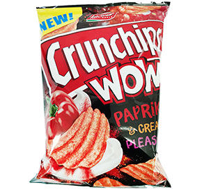 Чипсы Crunchips WOW Паприка м/у 110гр