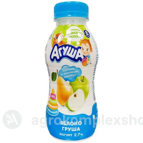 Йогурт питьевой Агуша 2,7% 200гр