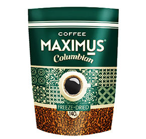 Кофе Maximus Columbian сублимированный дой-пак 140гр