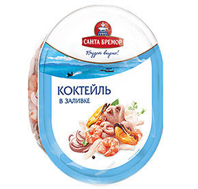 Коктейль из морепродуктов в заливке Классик Санта-Бремор 180гр