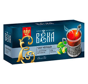Чай черный Краснодарскiй с 1901 года с ароматом бергамота 25шт по 1,7гр
