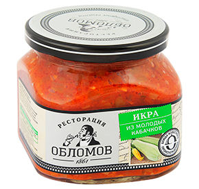 Икра 420 г Ресторация Обломов из молодых кабачков ст/банка