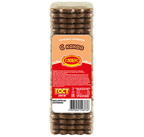 Печенье сахарное с какао 250гр
