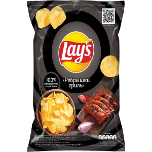 Чипсы Lay's Ребрышки гриль 140г м/у
