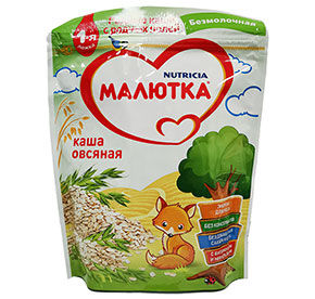 Каша овсяная Малютка без молока с 6мес 200гр