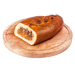 Кулебяка с капустой и мясом  0,350 кг