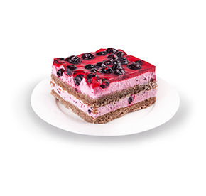 Пирожное бисквитное "Фруктово-шоколадное" 1 кг