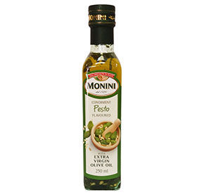 Масло оливковое Monini extra virgin Pesto с базиликом и кедровыми орешками 250мл
