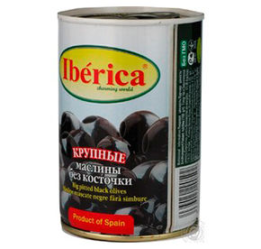 Маслины IBERICA гигантские без косточки 420 г жб 350₽