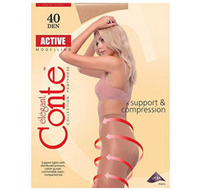 Колготки женские Conte Active 40 natural 3 размер