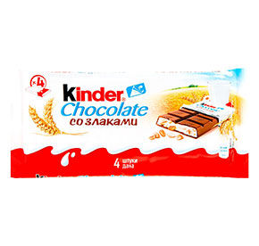 Шоколад Kinder со злаками 94гр