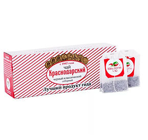 Чай НОВ черный отборный Краснодарский чай с 1947 года 25х1,5гр