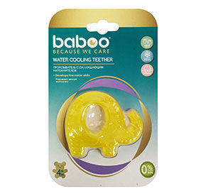 Прорезыватель "Слоник" с охлаждающим наполнителем Baboo