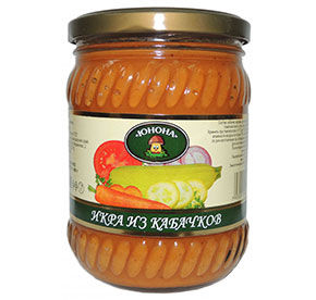 Икра кабачковая Юнона 480гр
