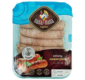 Купаты Баварские из индейки Пава-Пава 600гр
