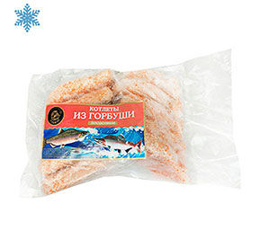 Котлеты из горбуши м/уп замороженное