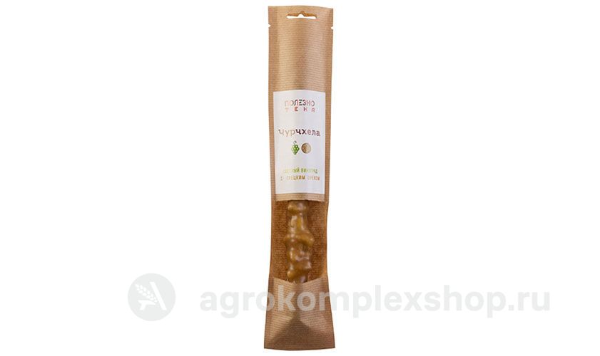 Чурчхела светлый виноград с грецким орехом Полезнотека 90гр 148₽