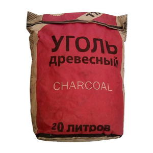 Уголь древесный 20 л GRILL бум/уп