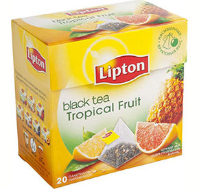 Чай Lipton Tropical Fruit пирамидки 20пак*1,8гр