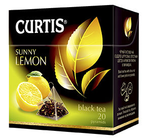 Чай черный Curtis Sunny Lemon 20 пирамидок
