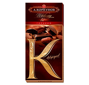 Шоколад Коркунов горький 90гр