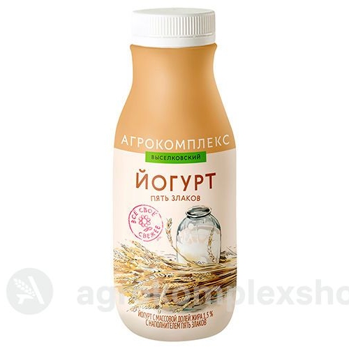 Йогурт 1,5% Пять злаков 300гр
