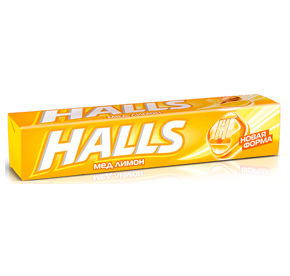 HALLS Мед и лимон 30*12 25г