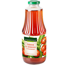 Напиток из шиповника стерилизованный 1л Агрокомплекс 150₽