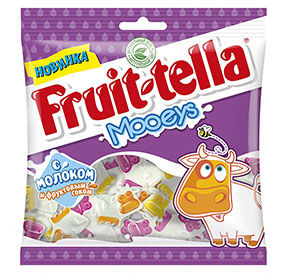 Жевательный мармелад Fruittella Молочные коровки 65гр