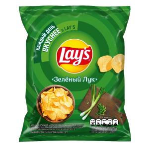 Картофельные чипсы Lay's Зеленый лук 37г м/у