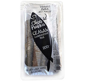 Сельдь т/о с/с филе в/у 200 г "Своя рыбка"