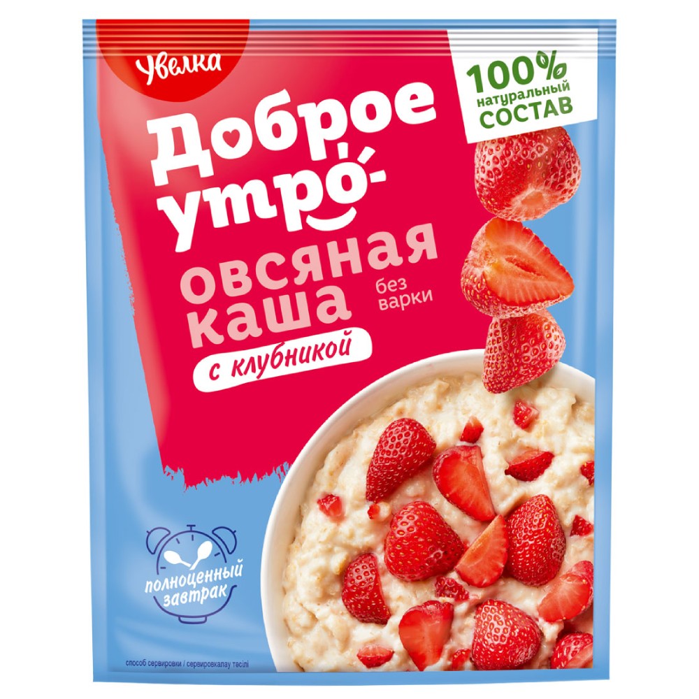 Каша 40 гр Увелка с клубникой муп 33₽
