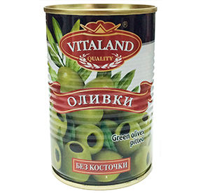 Оливки Vitaland б/к ж/б  300гр