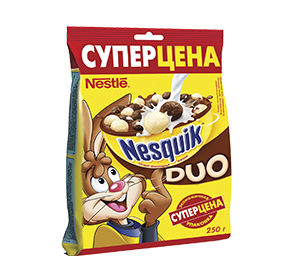 Нестле Завтрак НЕСКВИК ДУО 250г М/У