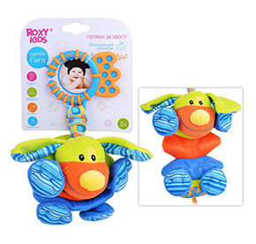 Игрушка мягкая со звуком "Щенок Гигл"Roxy Kids 24см