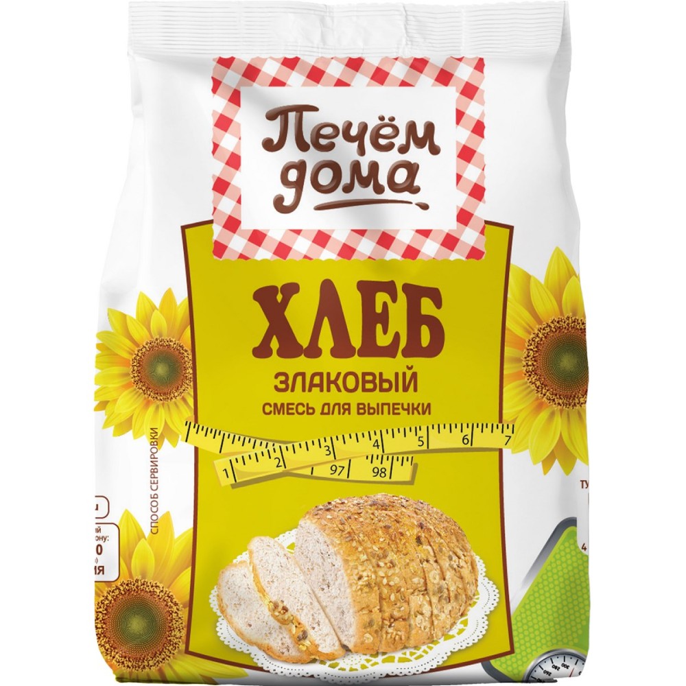 Хлеб 500 г Печем дома Злаковый муп 118₽