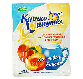 Кашка-Минутка Кунцево персик со сливками м/у 43гр