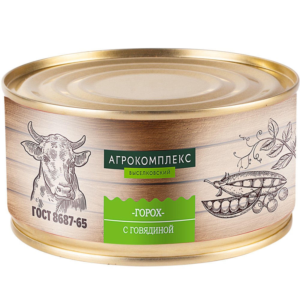 Горох с говядиной 325гр