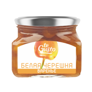 Варенье из белой черешни te Gusto 430гр