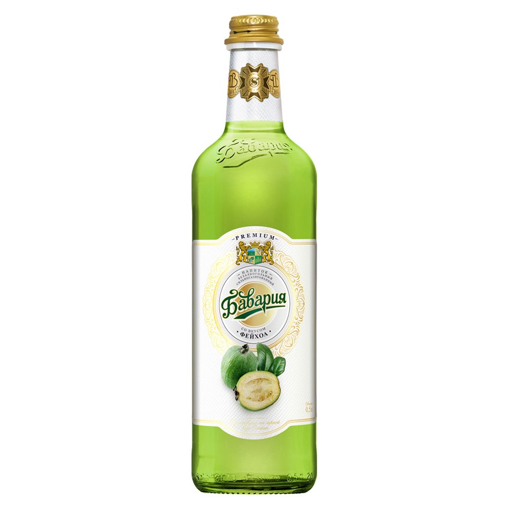 БАВАРИЯ газ напиток ба Премиум Фейхоа 05л стекло газ 90₽