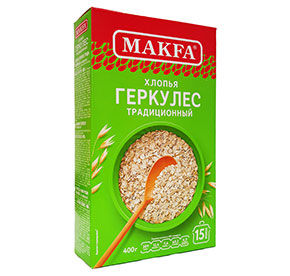 Хлопья Макфа Геркулес традиционный 400гр