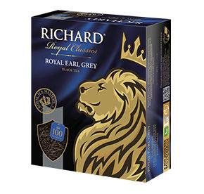 Чай черный Richard Royal Earl Grey 100 пакетов