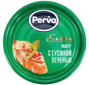 Паштет с гусиной печенью Perva Extra 100гр