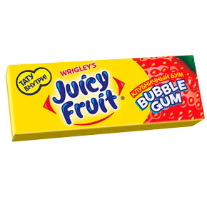 Жевательная резинка Juicy Fruit Клубничный Бум 14гр