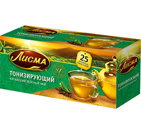 Чай Лисма Тонизирующий 25 пак зеленый