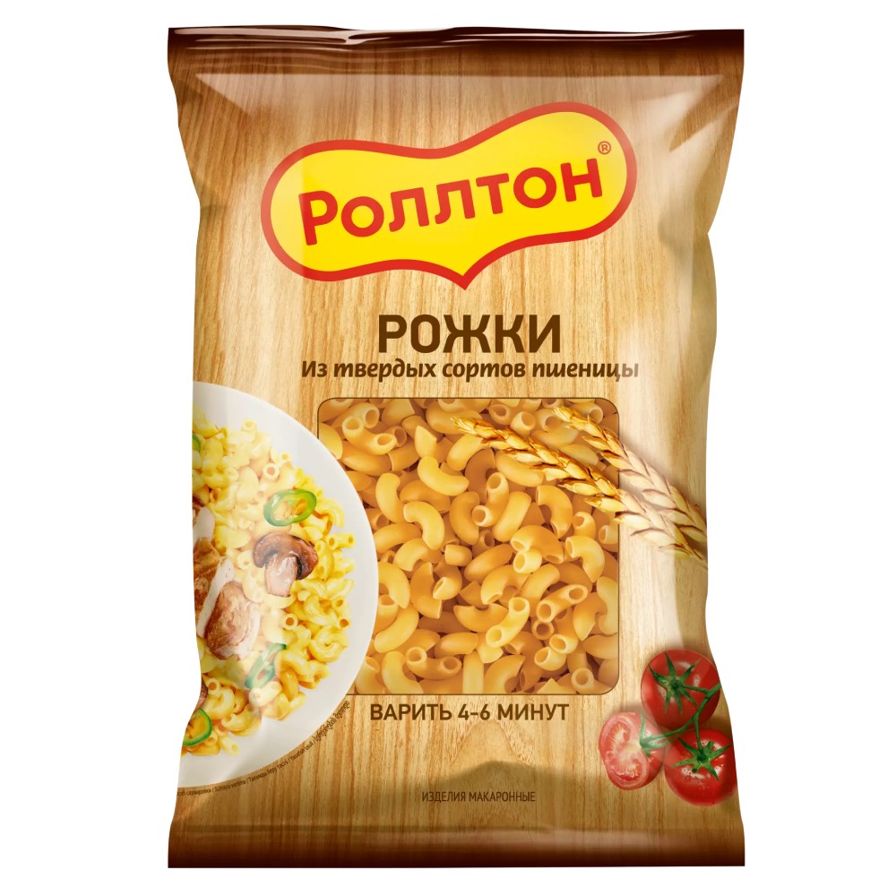 МИ Роллтон 400 г Рожки Гр А ВС Роллтон муп 90₽