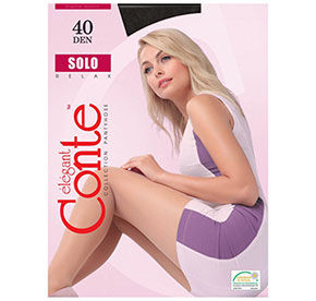 Колготки женские Conte Solo 40 nero 4 размер