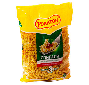 Макароны Роллтон традиционные спирали м/уп 400гр