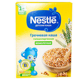 Каша Гречневая Nestle безмолочная гипоаллергенная 200гр