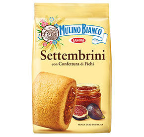 Печенье Mulino Bianco сдобное Settembrini с начинкой из инжира 250гр